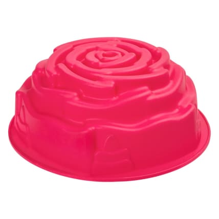 Iloleipuri Rose Shape Cake Pan 23 cm Pink