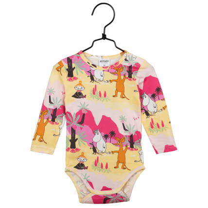 Moomin Tropical Bodysuit pink