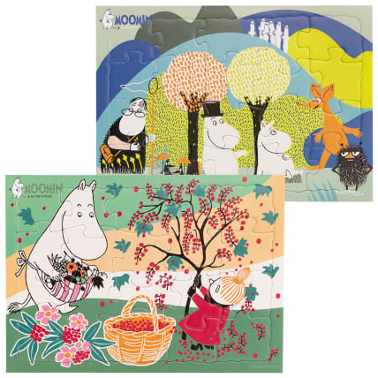 Moomin Tray Puzzle Set 2 x 20 Pieces