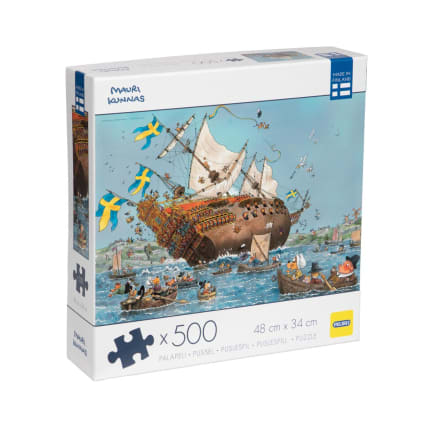 Mauri Kunnas Palapeli 500 palaa Vasa-laiva