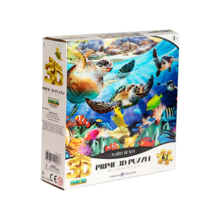 Prime 3D Puzzle 63 Pieces Turtle Beach