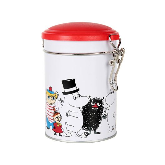Moomin ストックマン 150周年限定 TIN 缶 & ティータオル セット