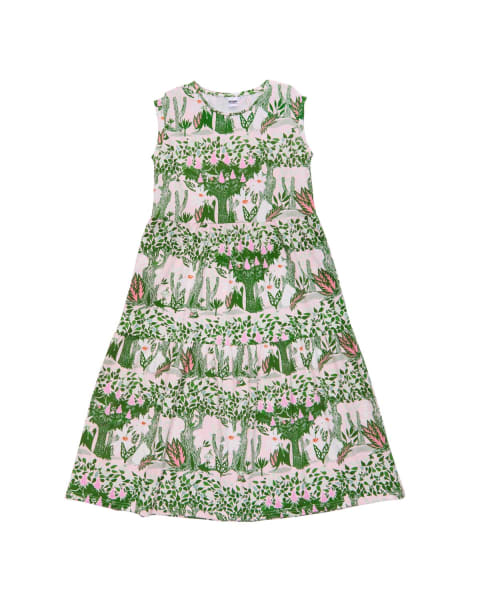 Moomin Pulmu Dress Spring Chestnut Green