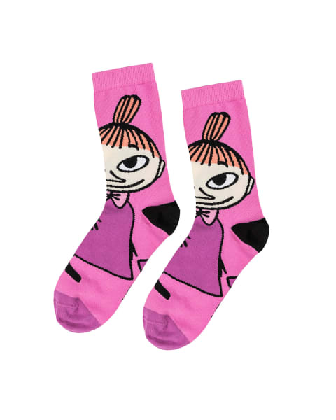 Moomin Shy Little My Socks Pink