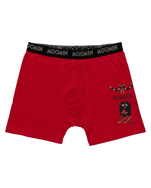 Moomin Hello Winter Boxers Red