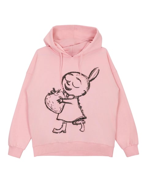 Moomin Salla Hoodie My with Strawberry Pink