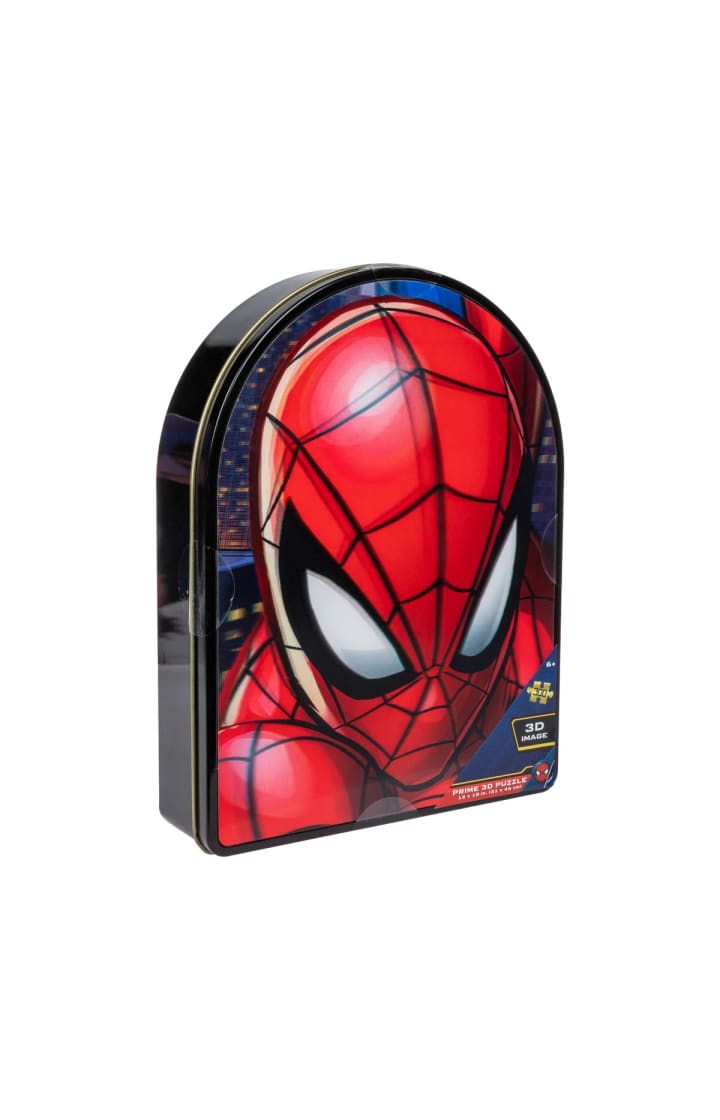 Prime 3D Palapeli 300 palaa Spiderman peltilaatikossa