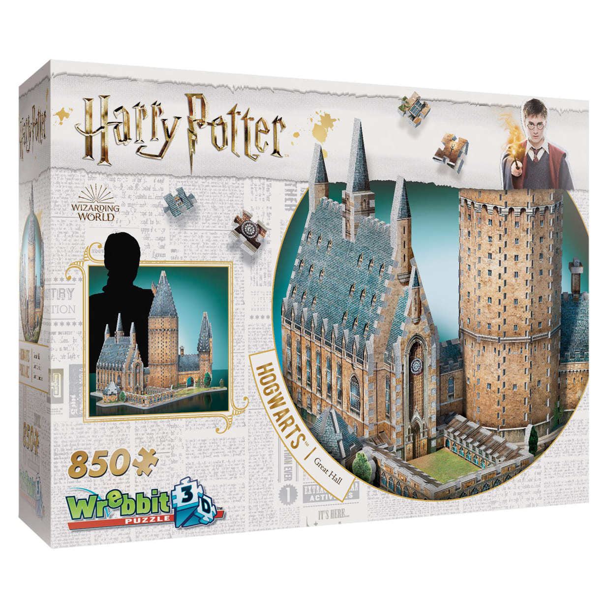 Wrebbit Harry Potter Hogwarts Great Hall 3D Puzzle Martinex