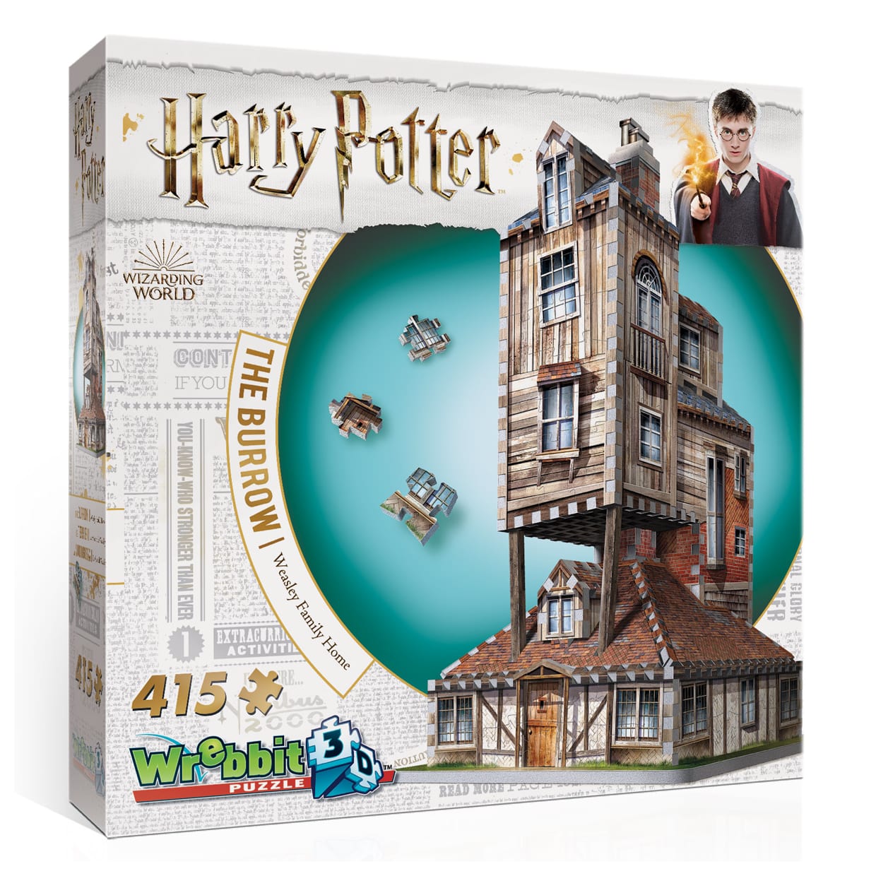 Harry Potter 3D Puzzle - Burrow, Mat, and Directions Only Sealed