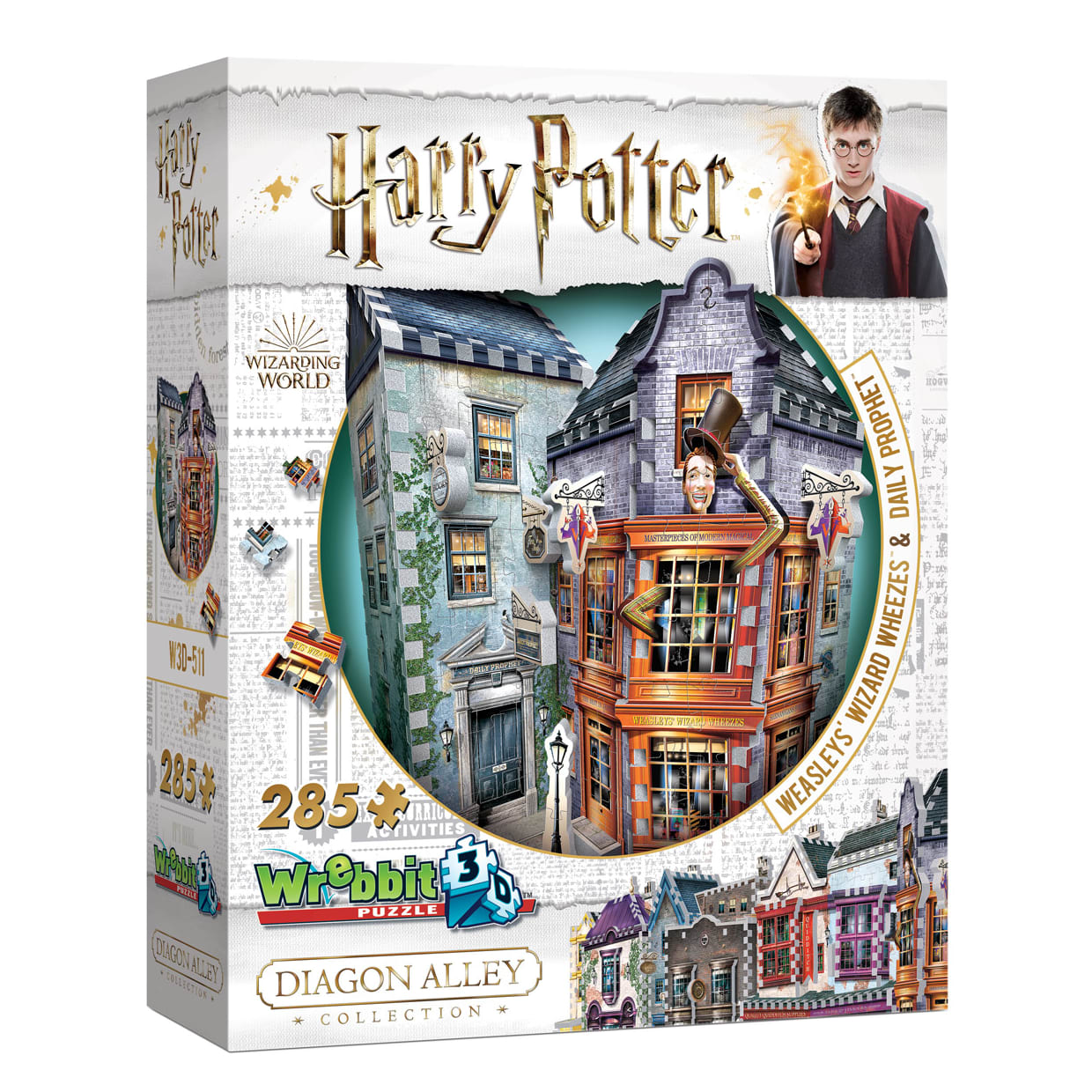 Wrebbit 3D Puzzle: The Burrow - Weasley Family Home (Harry Potter)