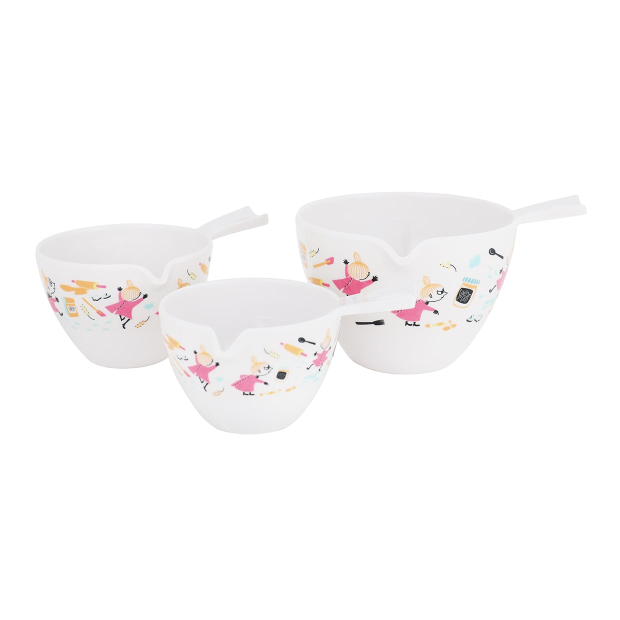 Moomin Little My Red Baking Melamine Measuring Cups Set of 3