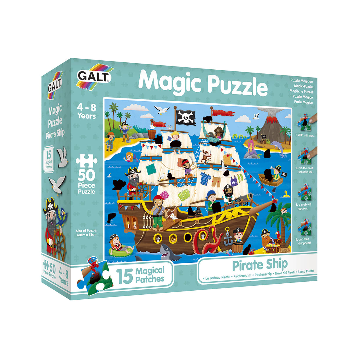 Galt Magic Puzzle Pirate Ship 50 Pieces