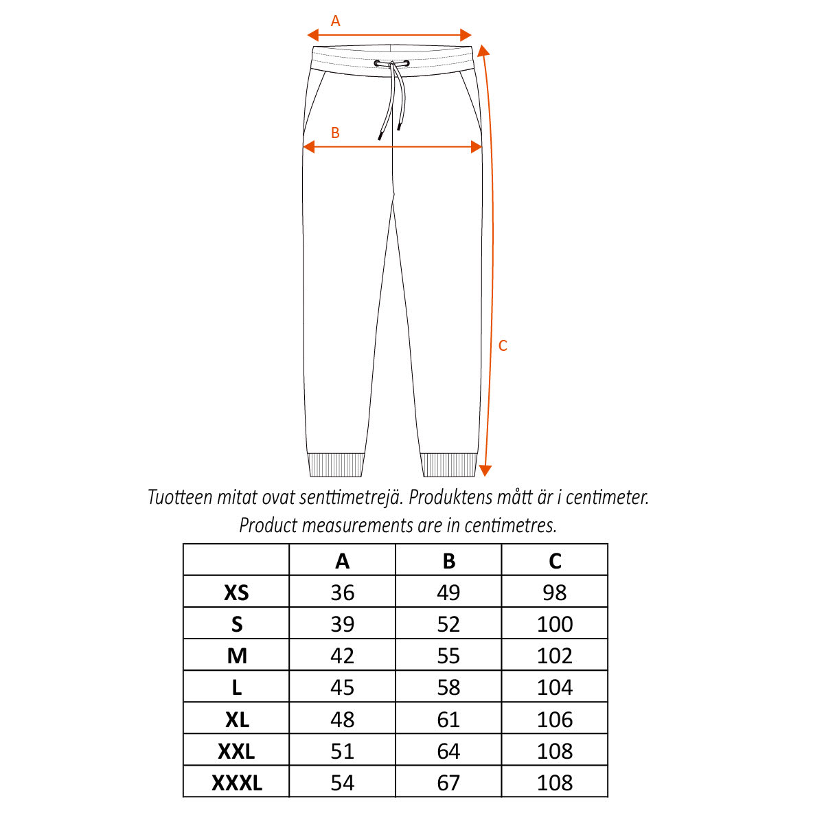 Moomin Elias Pants Run Down Grey Melange | Martinex