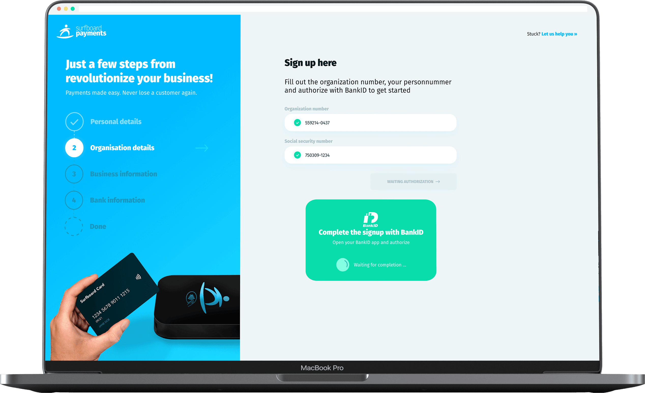 Next generation of in store payments Surfboard Payments