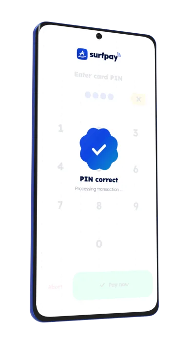 3. Enter card PIN