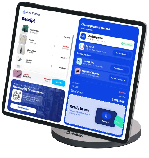 Multiple payment methods