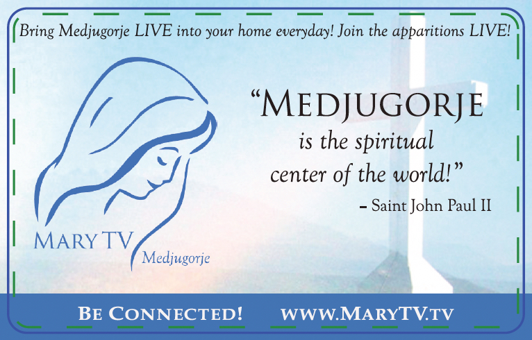 Front of the MaryTV business card