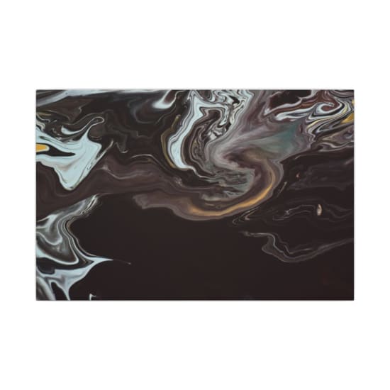 A mesmerizing abstract swirl with dark and bold tones, capturing fluid artistic expression.