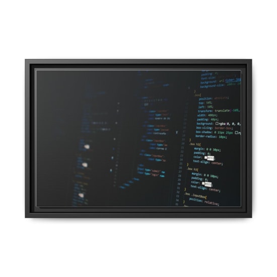 Detailed view of HTML and CSS code on a dark screen, representing modern web development.