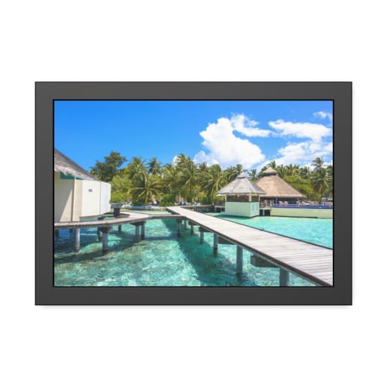 Explore tropical paradise with stunning overwater bungalows and crystal-clear waters in the Maldives.