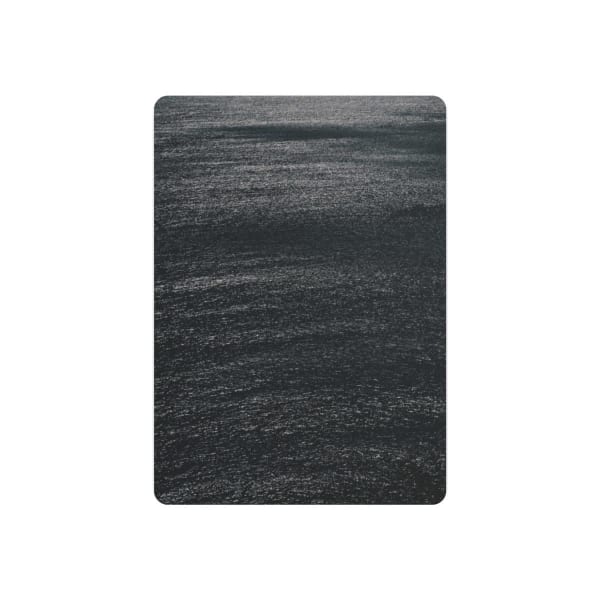 A calm and dark ocean surface reflecting intricate textures under moonlight. Peaceful and serene.