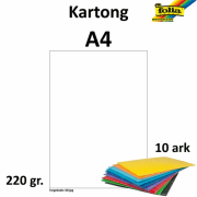 Kartong A4 220g hvit