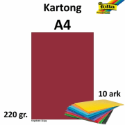 Kartong A4 220g burgunder