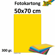 Fotokartong 50x70 300g banangul 10pk