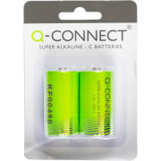 Batteri Q-Connect alkalisk LR14/C 1.5V