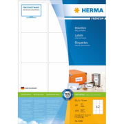 Etikett HERMA A4 63,5x72,0mm (100)