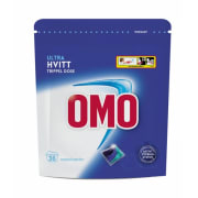 Tøyvask Omo Ultra hvit Trippel (36stk)