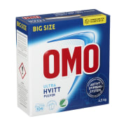 Tøyvask OMO Ultra Hvitt pulver 4,5kg