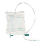 Urinpose m/kran 2000 ml 100cm slange