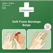 Plaster Soft Foam beige 6cmx4,5m