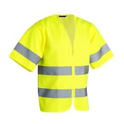 Vest Worksafe Unisex HiViz Gul L/XL