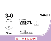 Sutur Vicryl 3-0 FS-1 70cm Ufarget