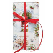 Julepapir White Christmas 38cm