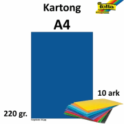 Kartong A4 220g kongeblå