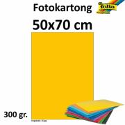 Fotokartong 50x70 300g gullgul 10pk