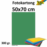 Fotokartong 50x70 300g mel.grønn 10