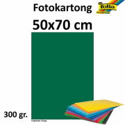 Fotokartong 50x70 300g m.grønn 10pk