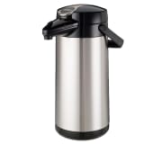 Kaffekanne 2,2ltr m/pumpe sølv/sort