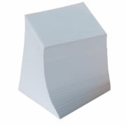 Notatblokk 90x90MM hvit kube