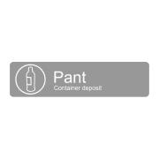 Etikett PU Pant 20x5cm