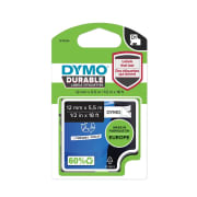 Dymo D1 Durable 12mm x 5,5m sort/hvit