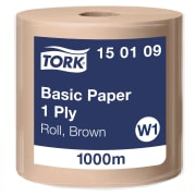 Tørkerull Tork W1 Basic brun 1000m 1l