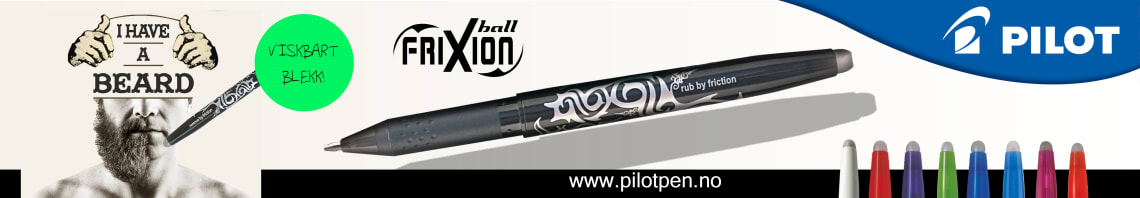 Pilot Frixion..Skriv - Slett - Rett