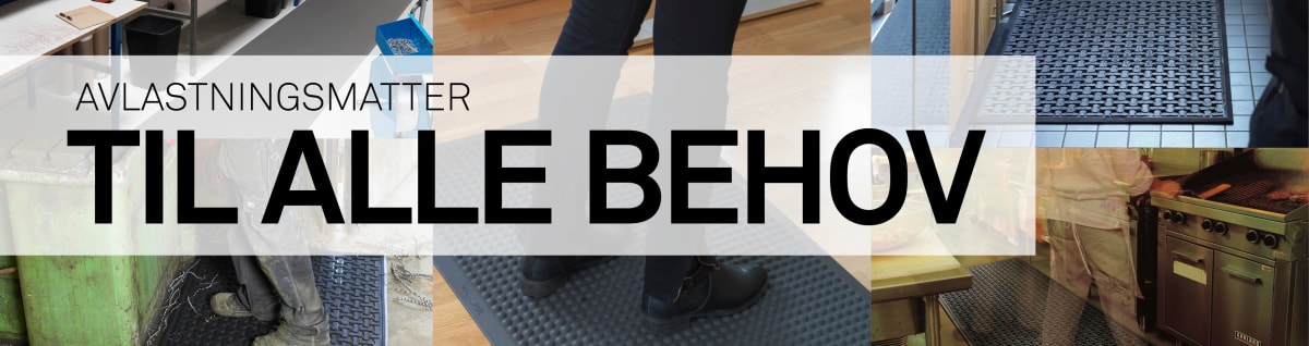 Avlastningsmatter til alle behov