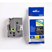 Tape Brother TZe-355 24mm hvit/sort