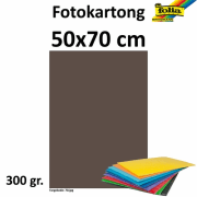 Fotokartong 50x70 300g m.brun 10pk